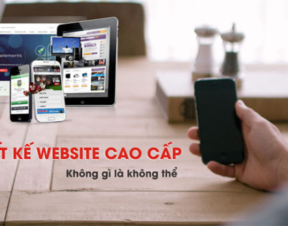 Thiết kế website cao cấp với giao diện đẹp và sang trọng