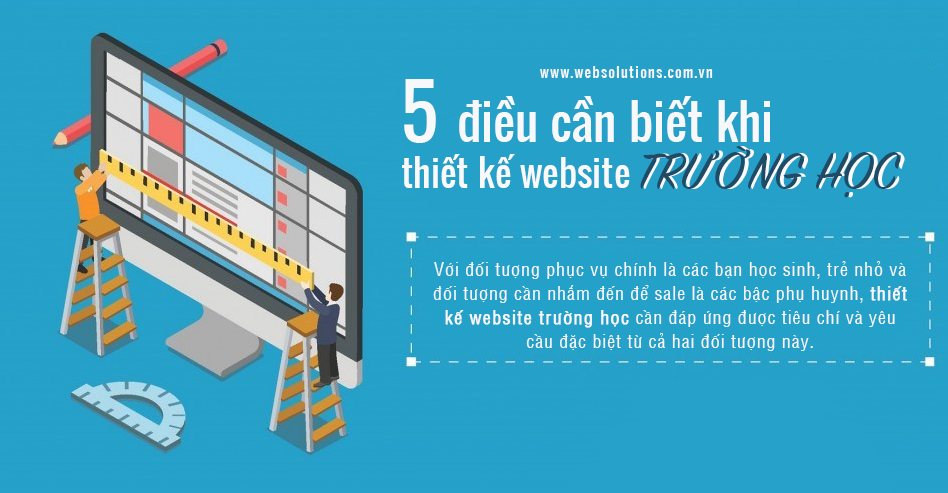 [INFOGRAPHIC] 5 điều cần biết khi thiết kế website trường học