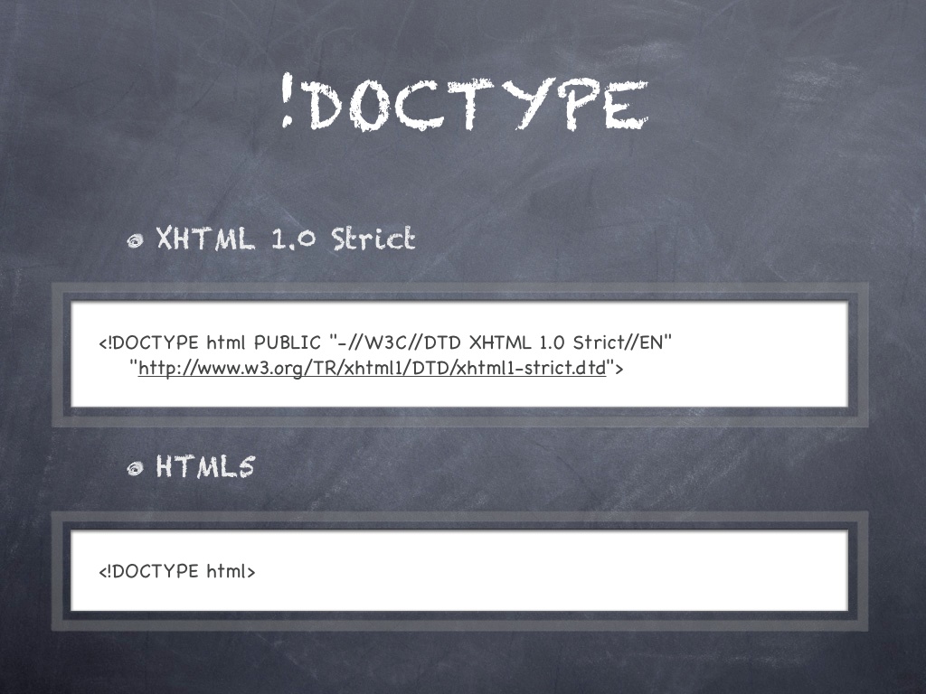 Doctype trong HTML là gì? Khác nhau giữa HTML và XHTML là gì?